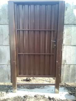 Ворота калитка Харьков Фото 3