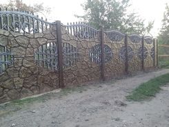 Покраска еврозаборов в Харькове Фото 14