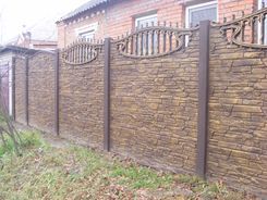 Покраска еврозаборов в Харькове Фото 2