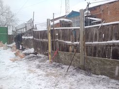 Установка еврозабора Харьков Бета-Строй Фото 9