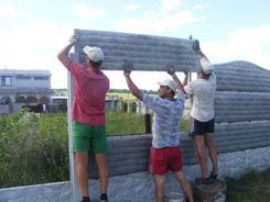 Установка еврозабора Харьков Бета-Строй Фото 4