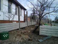 Установка еврозабора Харьков Бета-Строй Фото 12