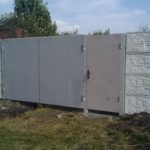 Ворота распашные металлические Харьков