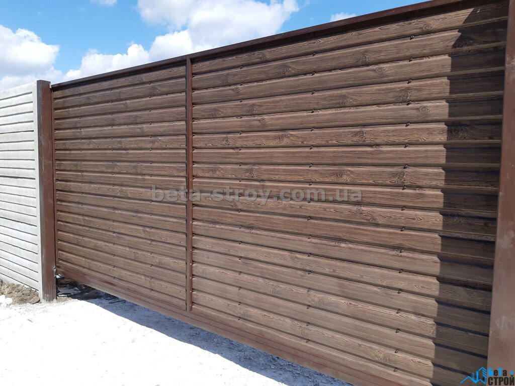 Ворота откатные жалюзи Харьков фото 1