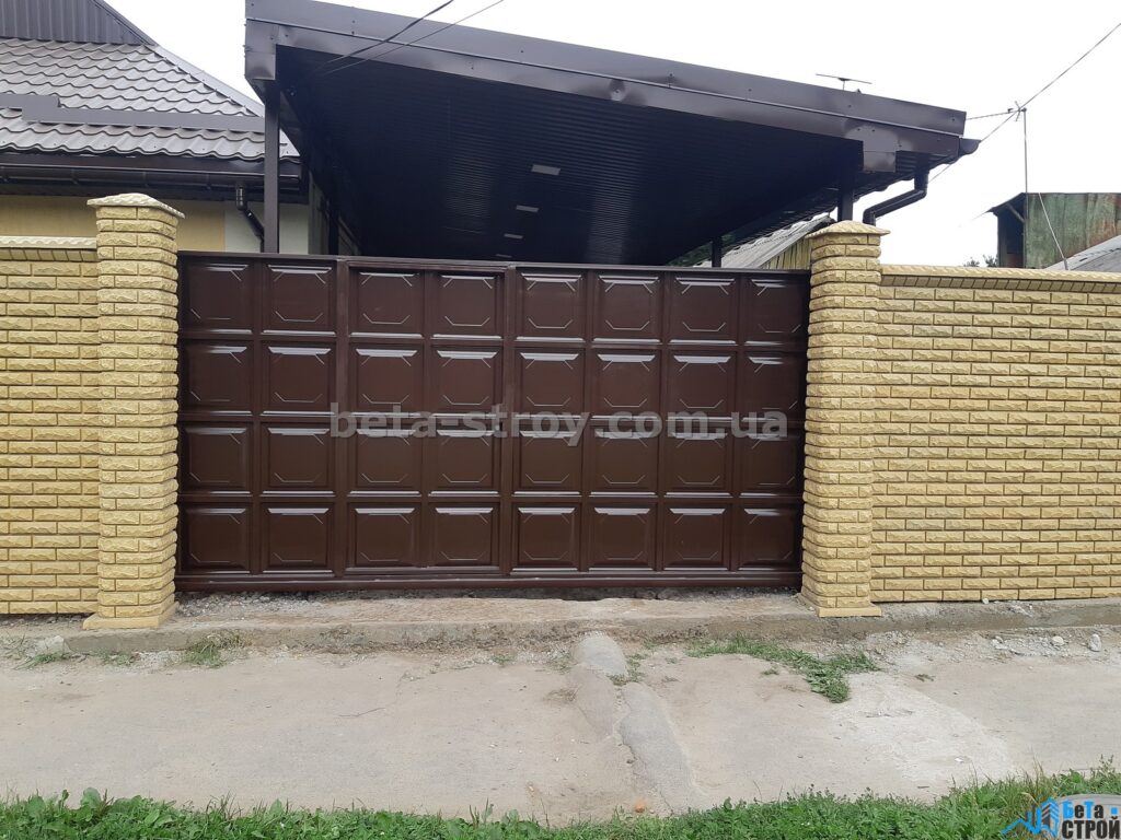 Автоматические ворота под ключ в Харькове Бета-Строй