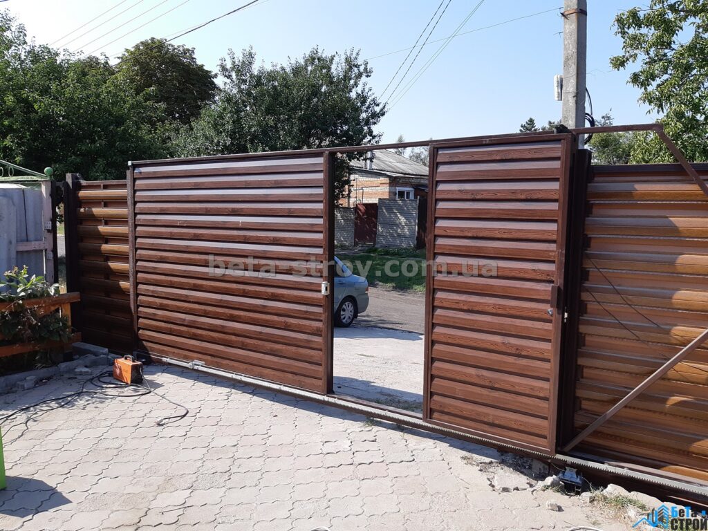 Автоматические откатные ворота Харьков