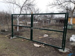 Установка и изготовление ворот